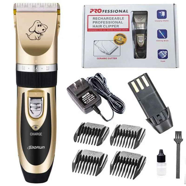 Máquina Cortadora de Pelo Profesional para Mascotas Kit Completo