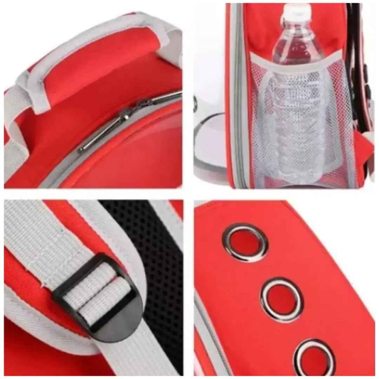 Mochila Cápsula Astronauta para Mascotas - Comodidad y Estilo en Transporte - Hover
