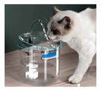 Fuente de Agua Transparente tipo Grifo para Gatos y Perros
