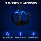 Arnés LED de Seguridad para Perros Recargable