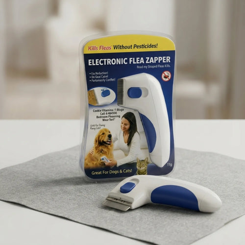 Cepillo antipulgas eléctrico mascotas Flea Doctor elimina pulgas sin químicos perros gatos Chile