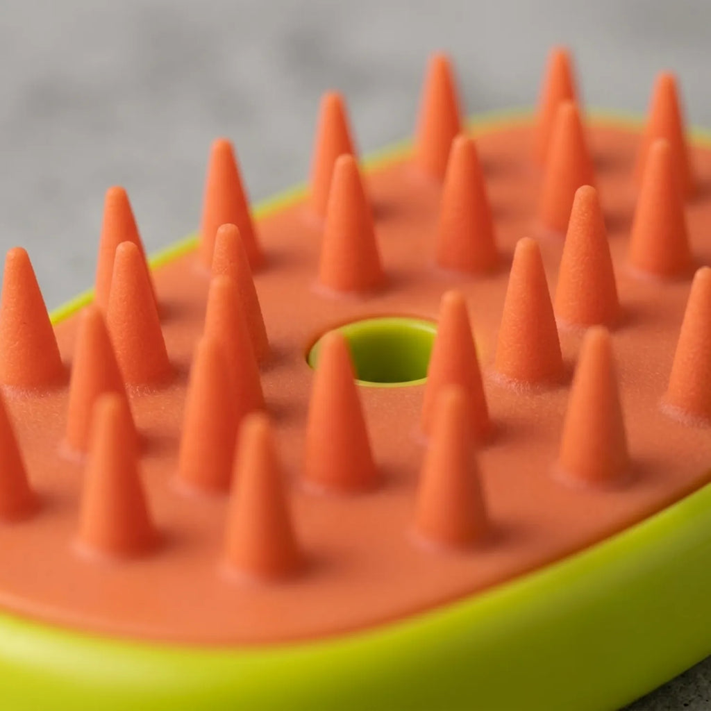 Cepillo vaporizador mascotas silicona recargable USB – elimina nudos y pelecha Chile