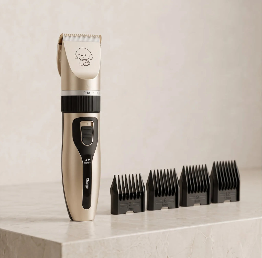 Kit cortapelos inalámbrico cuchillas cerámica mascotas – grooming silencioso casa Chile