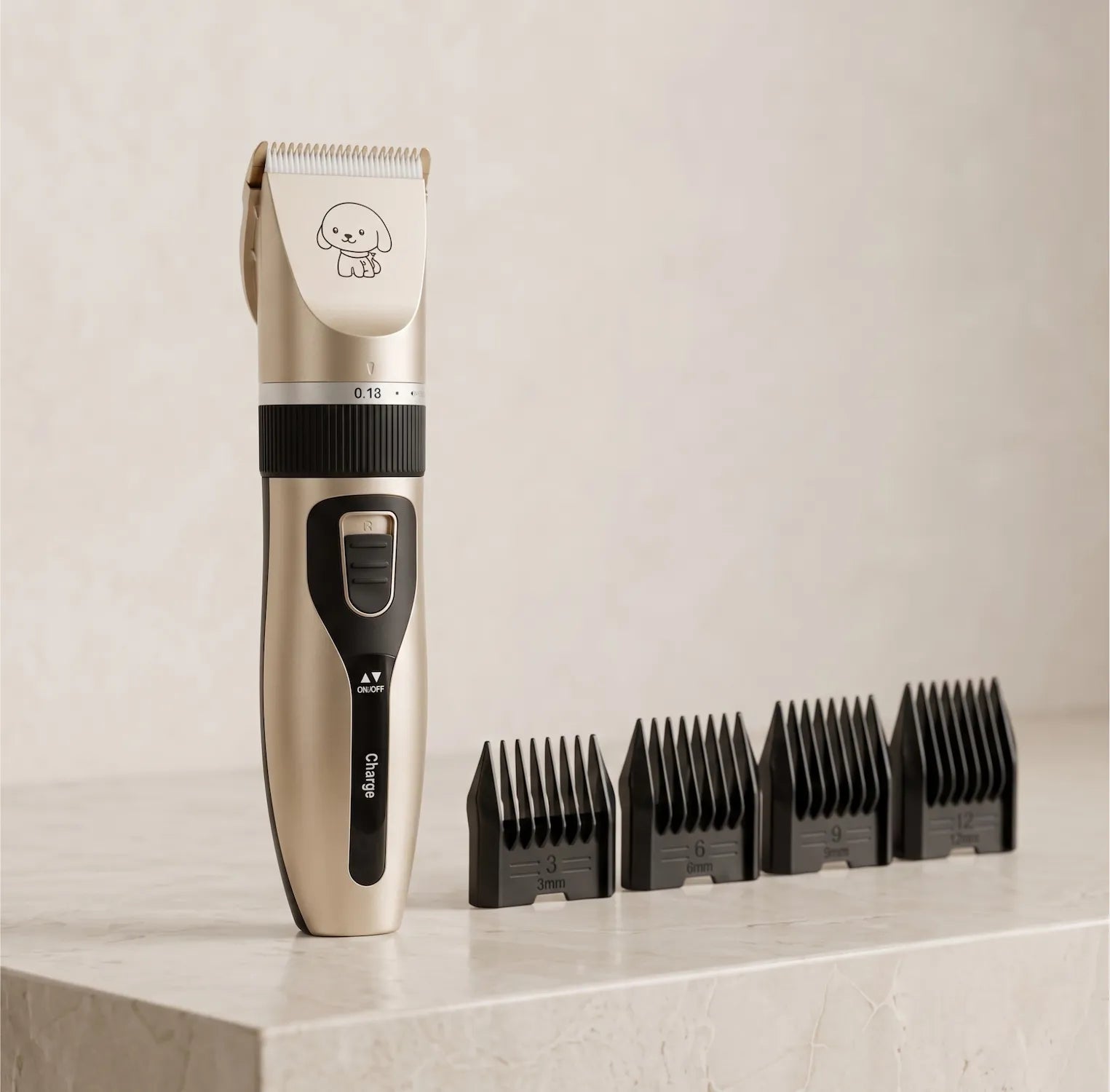 Kit cortapelos inalámbrico cuchillas cerámica mascotas – grooming silencioso casa Chile