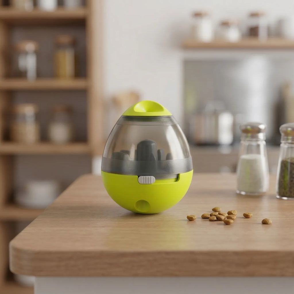 Huevo dispensador alimento perros método anti-voracidad método come lento – tienda mascotas Chile