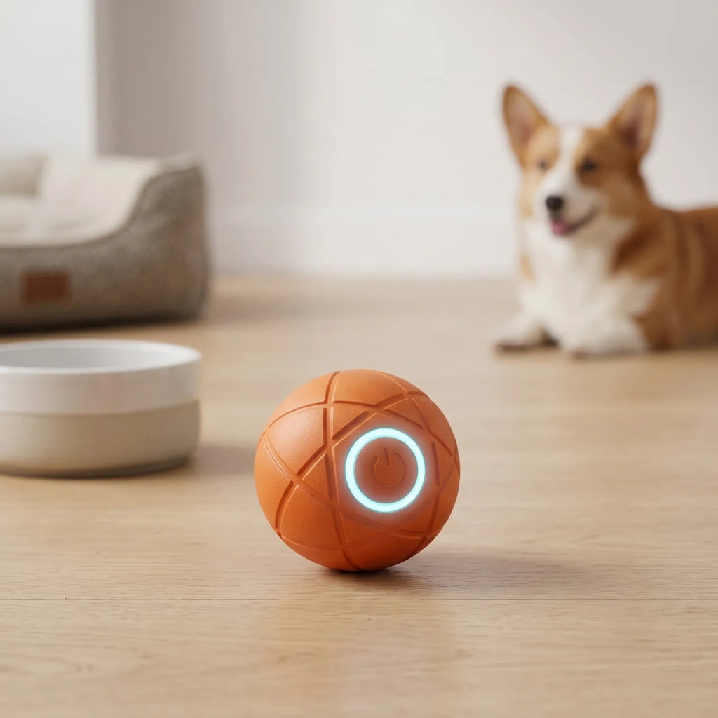 Juguete automático perros pelota saltarina recargable modo inteligente – mascotas Chile