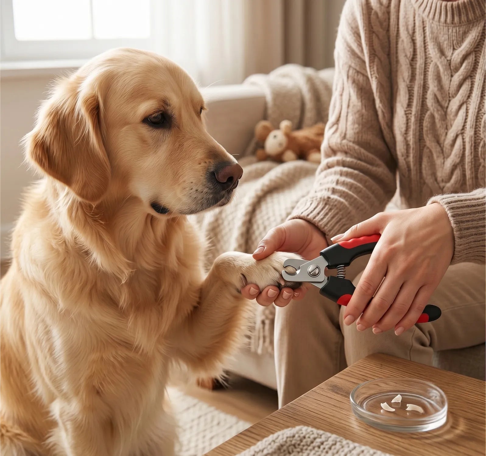 Kit cuidado uñas mascotas cortaunas profesional – patitas sanas sin veterinario, despacho Chile