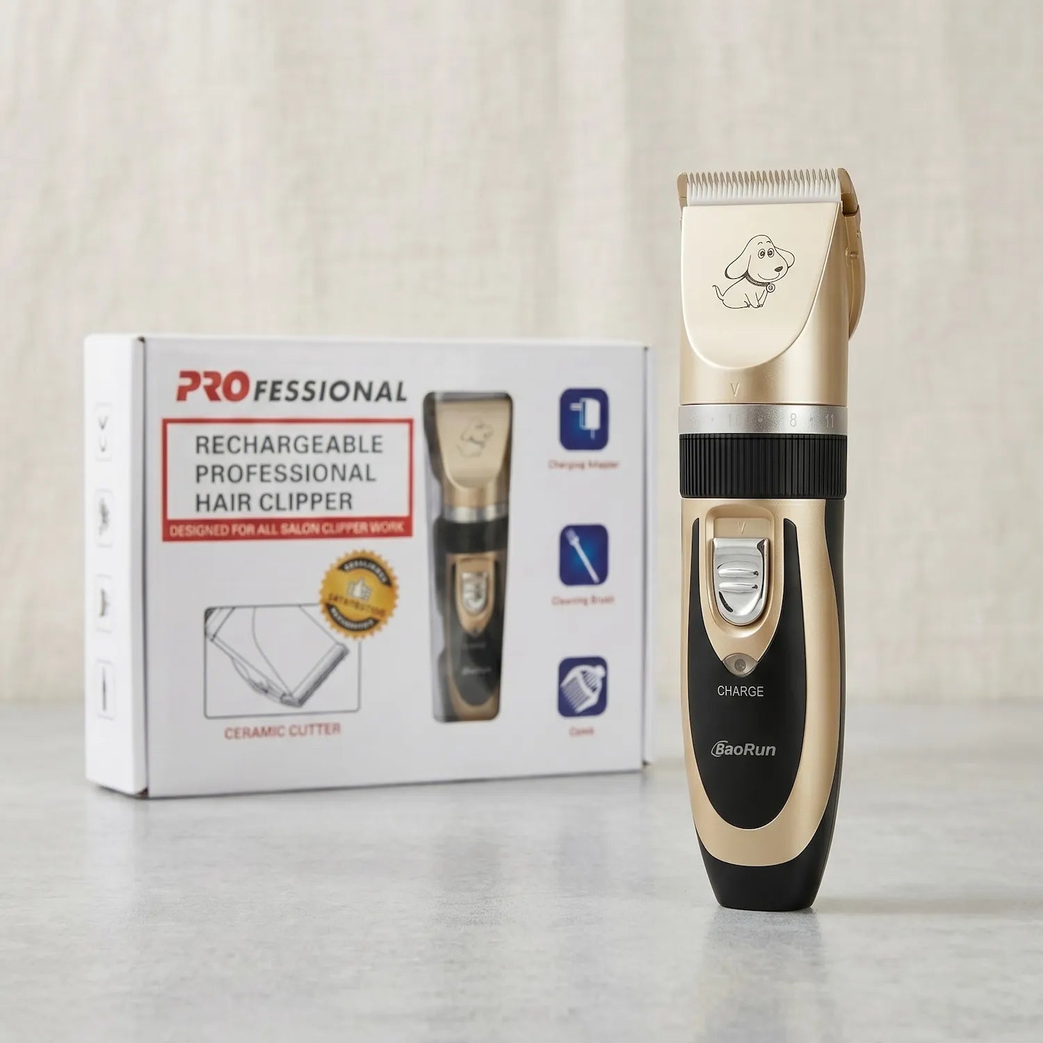 Kit grooming mascotas cortadora cuchillas acero inoxidable – corte pelo perros gatos chile