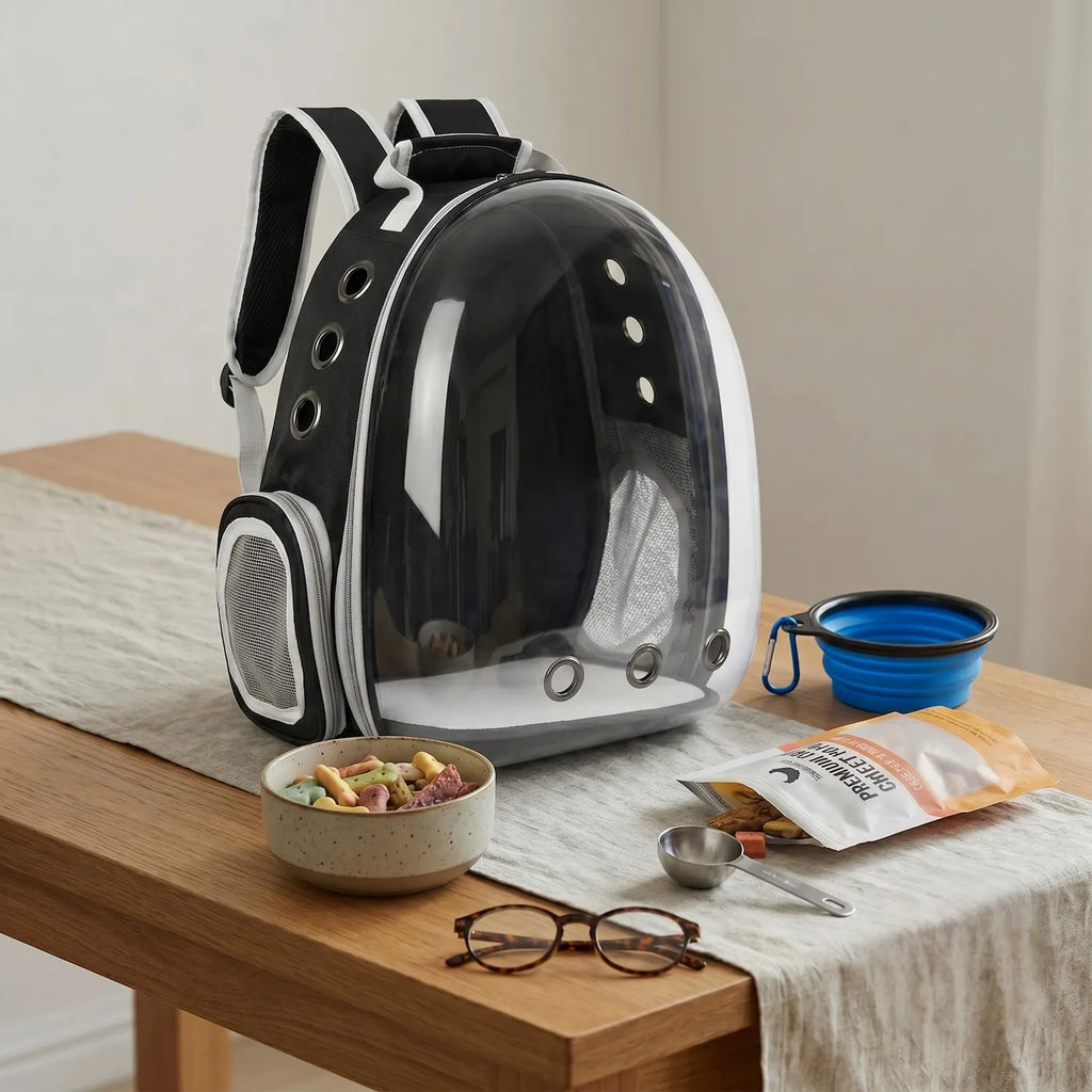 Mochila carga trasera astronauta mascotas pequeñas – acolchada y ergonómica, transportadora Chile