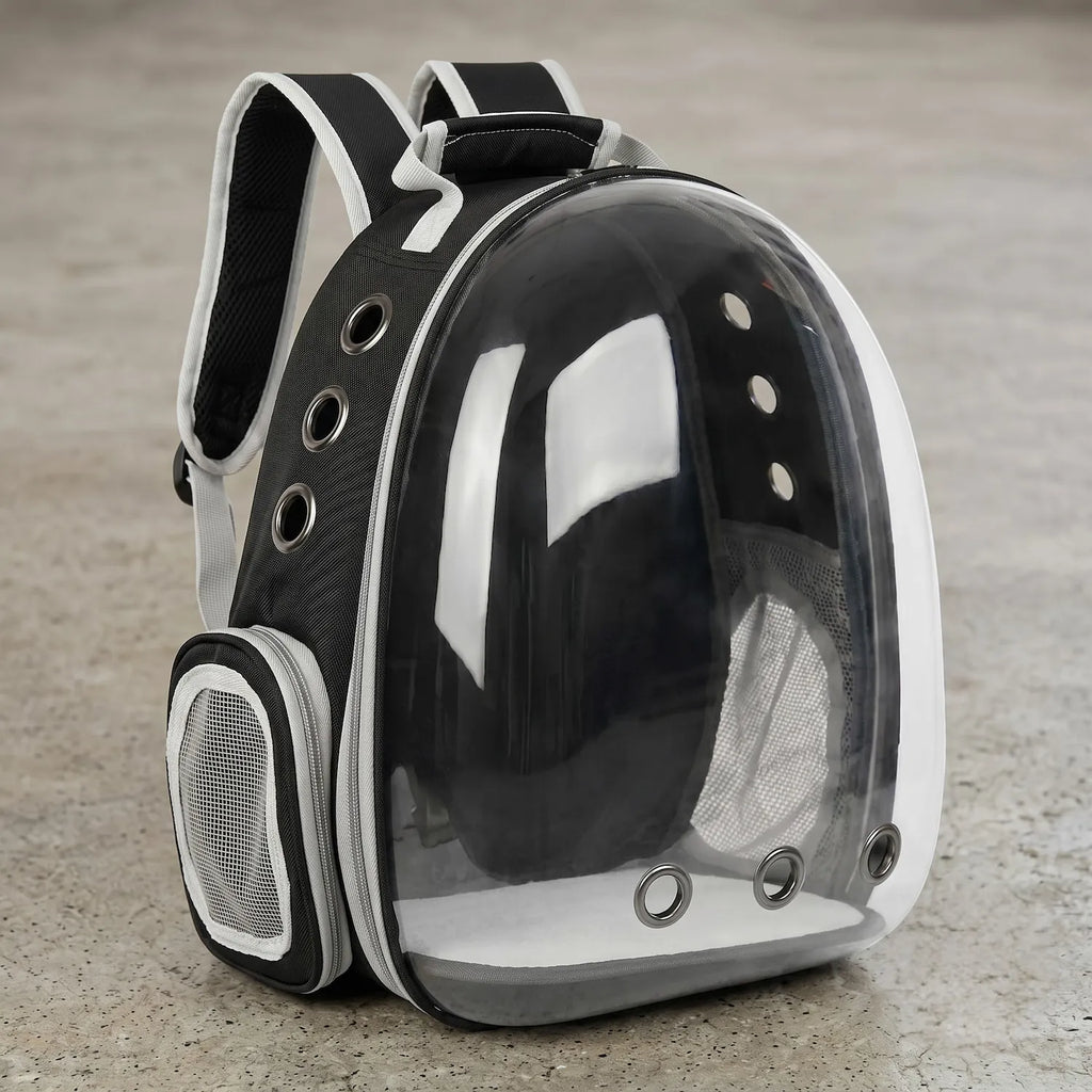 Mochila transportadora cápsula astronauta para mascotas, burbuja transparente ventilada, perros y gatos pequeños Chile