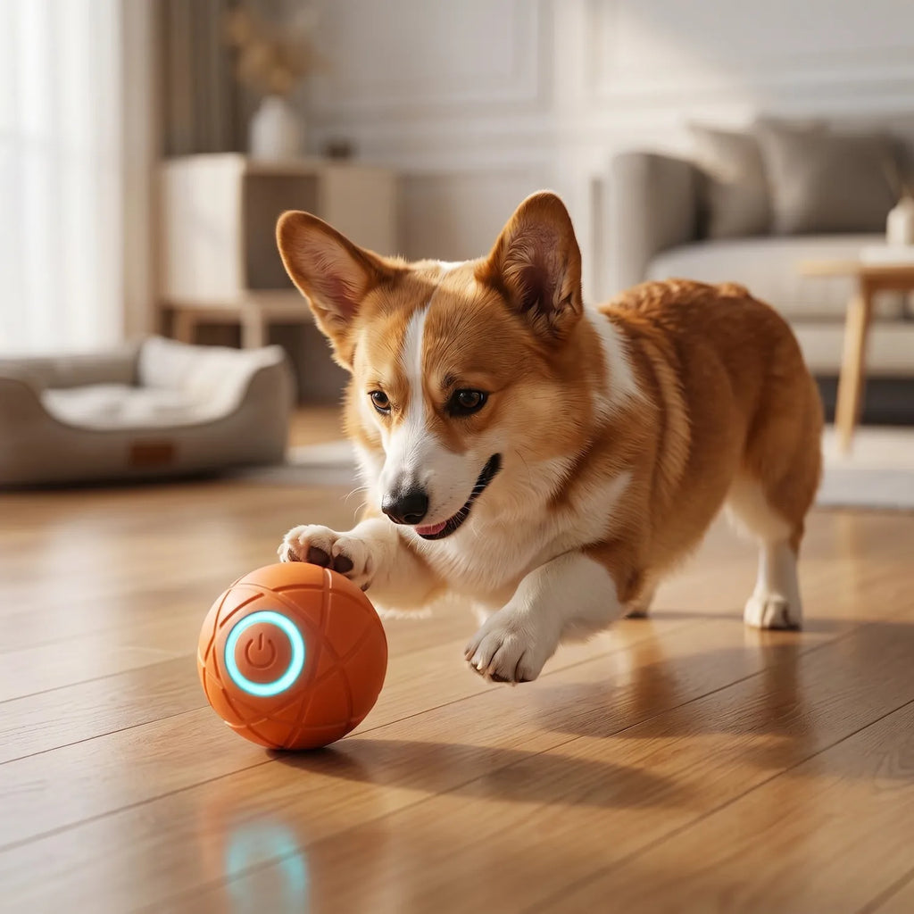 Pelota interactiva perros pequeños estimulación canina sin dueño – Chile