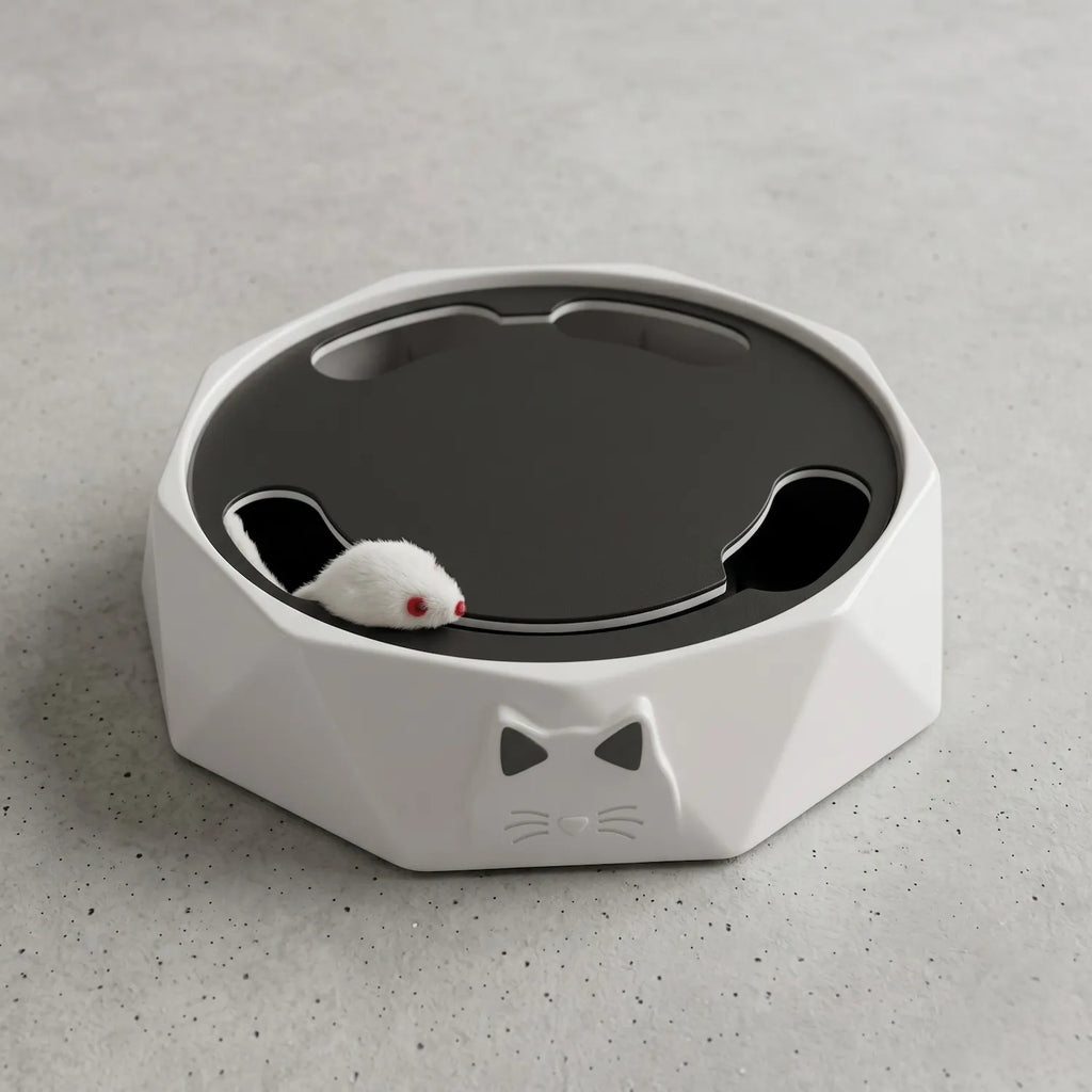 Tocadiscos eléctrico para gatos ratón interactivo estimulación instinto cazador felino, despacho Chile